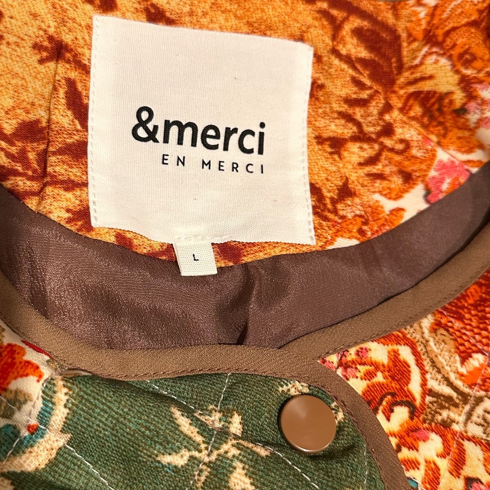 &Merci Quilted Patchwork Jacket - image 7